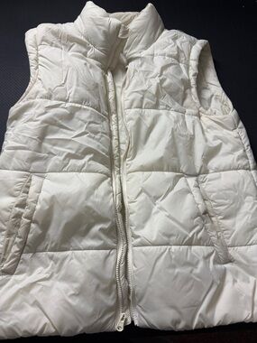 DSG Ivory Quilted Puffer Vest